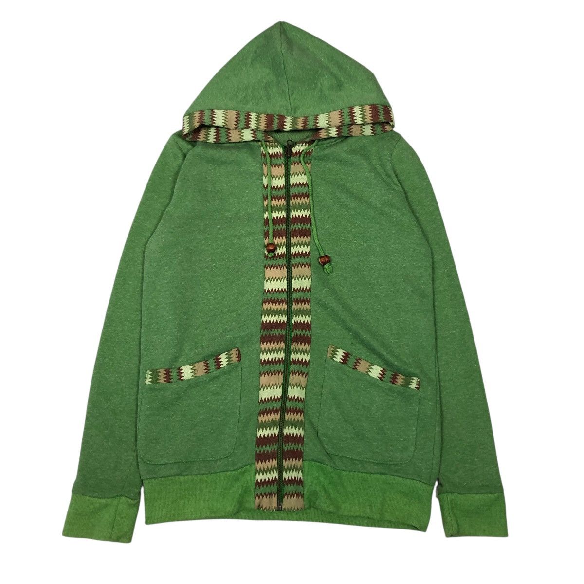 Beams Japan 📌Zipper Hoodie Beams Hearts Navajo Chimayo Design Size US M / EU 48-50 / 2 - 1 Thumbnail