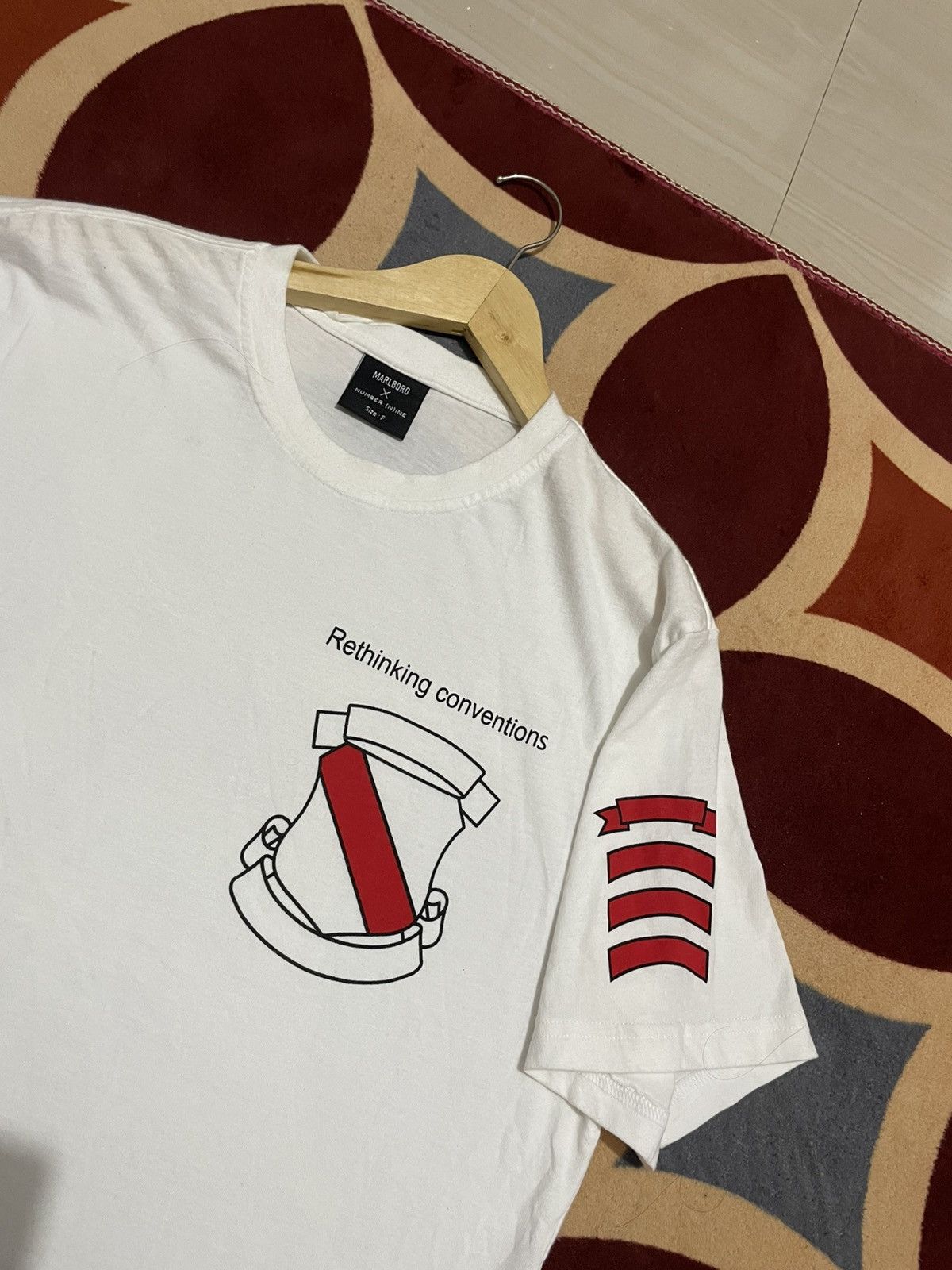 Number (N)ine Number nine x Marlboro rethinking conventions tshirt Size US L / EU 52-54 / 3 - 5 Thumbnail
