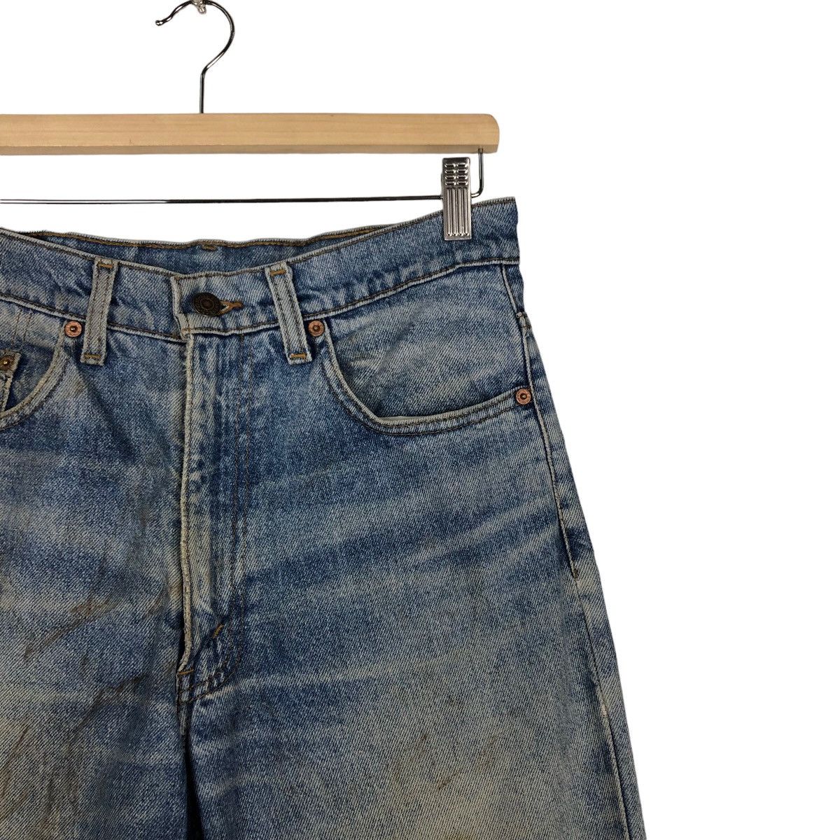 Levi's 🔥90’s Vintage Selvedges Distressed Jeans Levi’s Made in USA Size US 30 / EU 46 - 4 Thumbnail