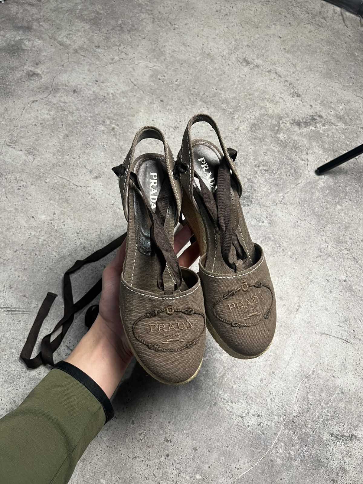 Prada Rare Prada Heels espadrille Size US 10 / IT 40 - 8 Thumbnail
