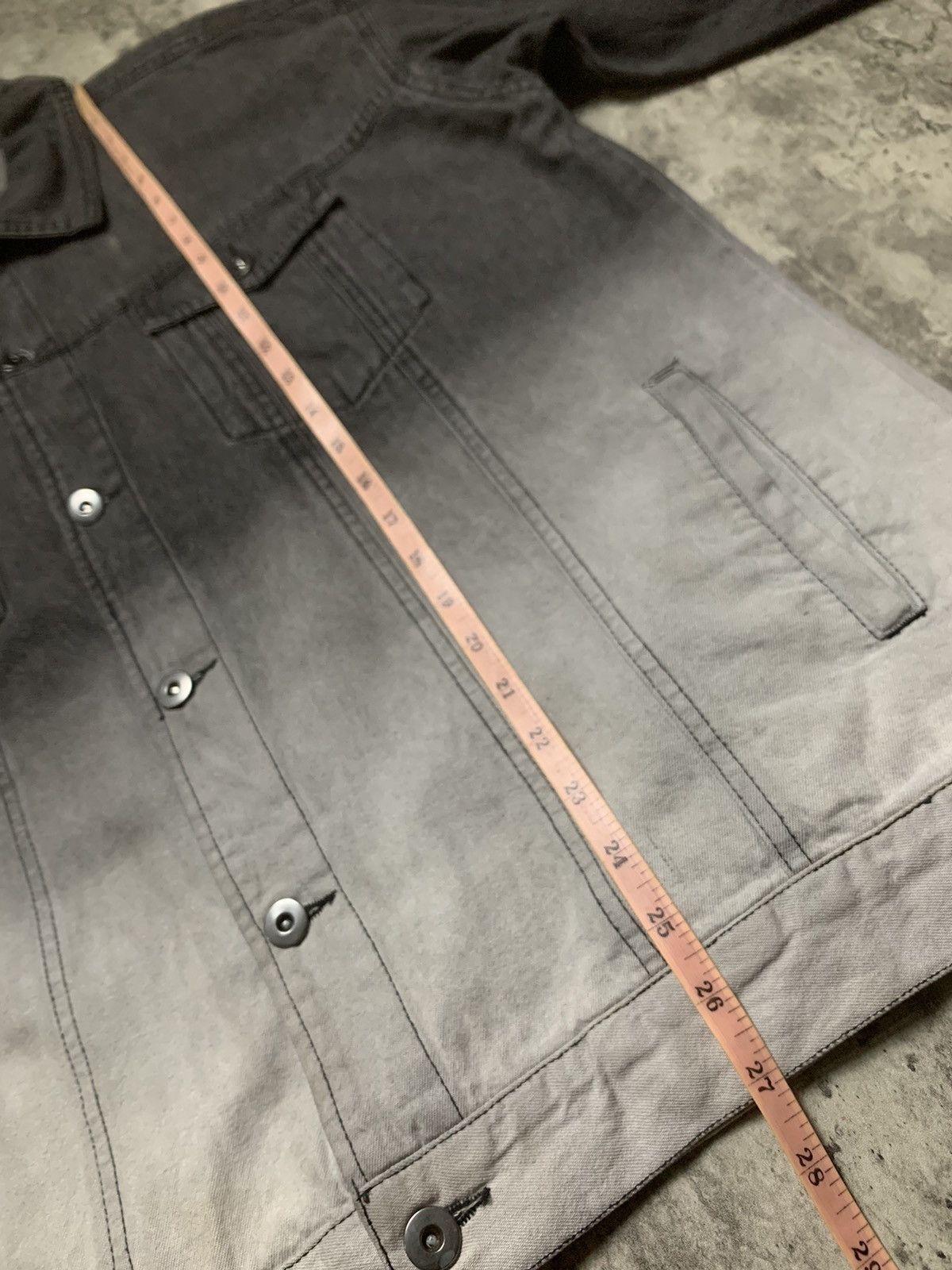 Balenciaga Vence Exchange Japanese Brand Gradient Denim Jacket Size US L / EU 52-54 / 3 - 11 Thumbnail