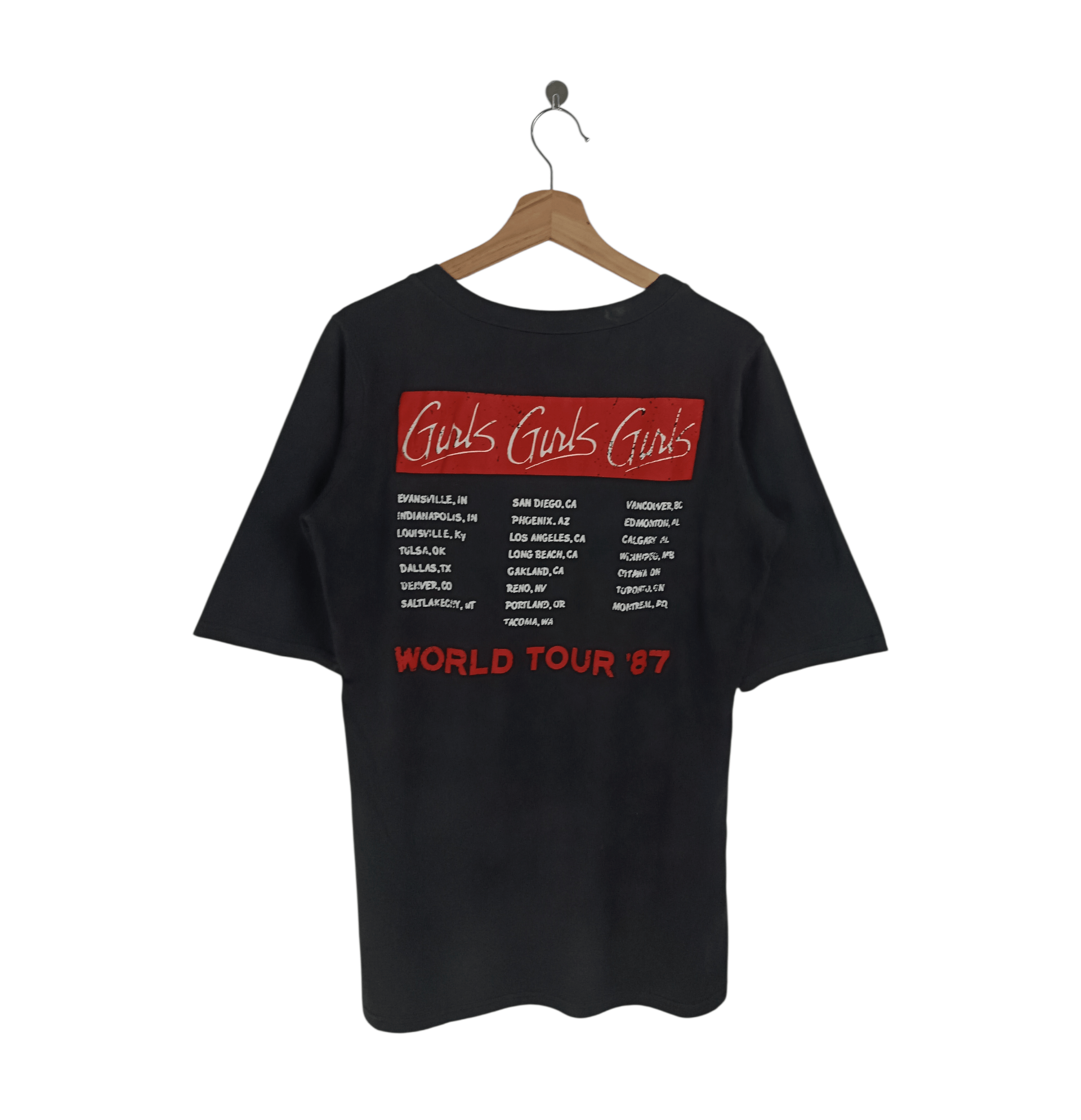 Band Tees VINTAGE BAD BOYS MOTLEY CRUE HOLLYWOOD CA VERY RARE Size US M / EU 48-50 / 2 - 2 Thumbnail