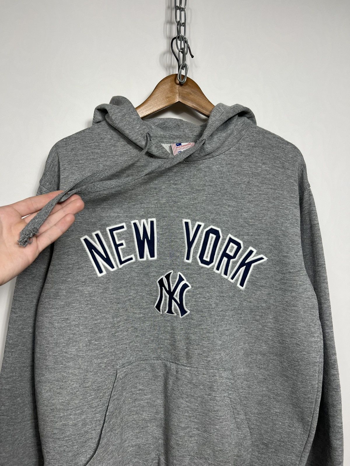 Majestic Vintage Majestic New York Yankees Big Logo Hoodie Size US S / EU 44-46 / 1 - 3 Thumbnail