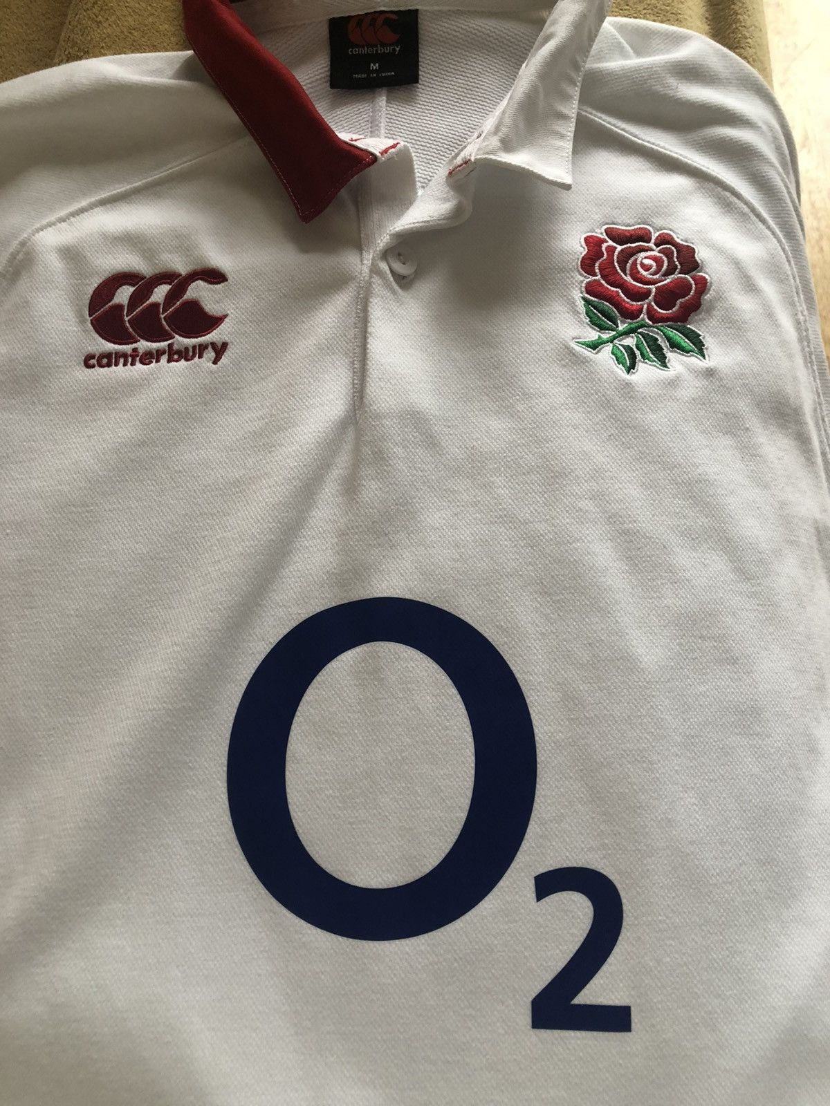 Vintage VINTAGE ENGLAND RUGBY SPORT POLO SHIRT Size US M / EU 48-50 / 2 - 2 Thumbnail