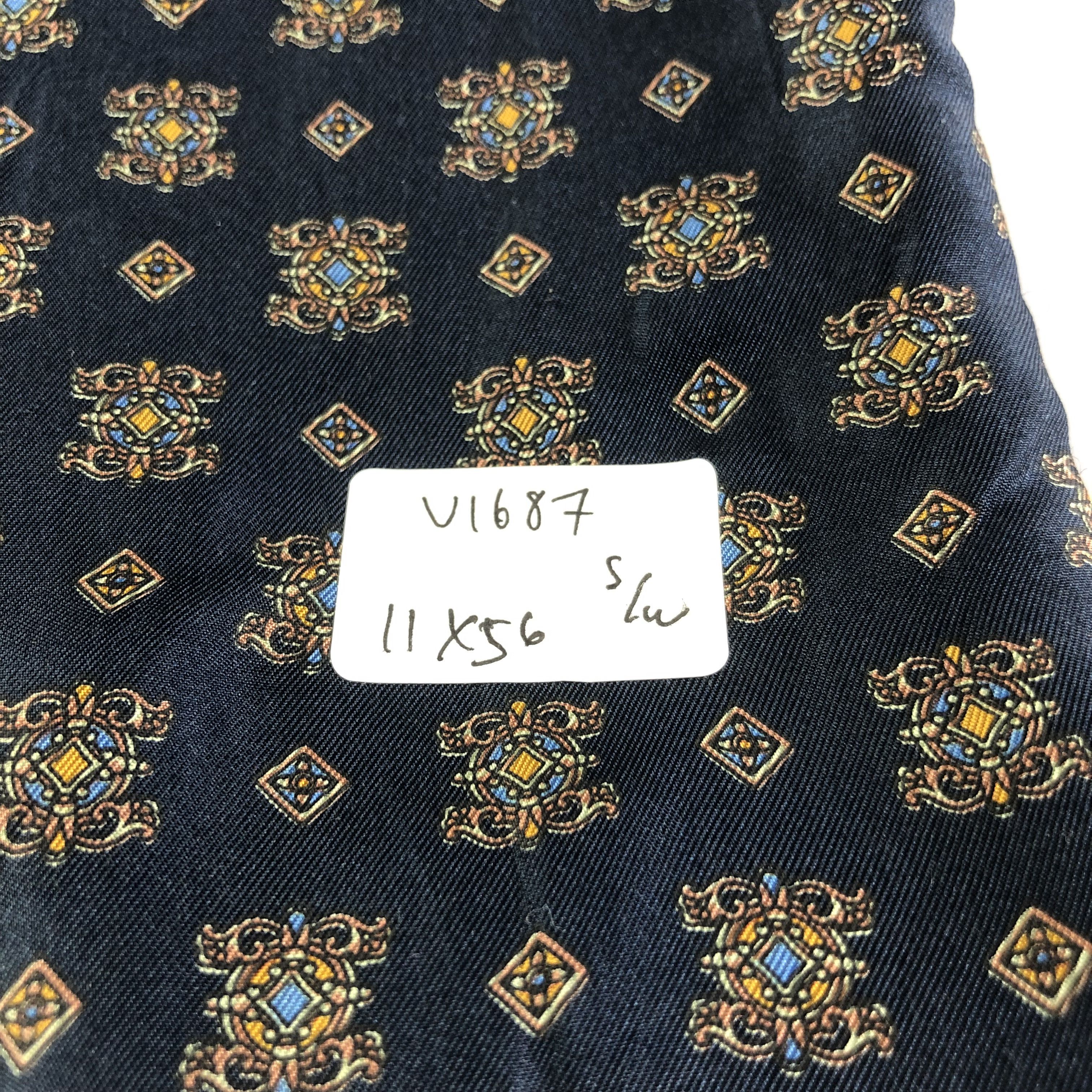Vintage Angelo Bosani Silk Wool Scarf Muffler V1687 Size ONE SIZE - 12 Thumbnail