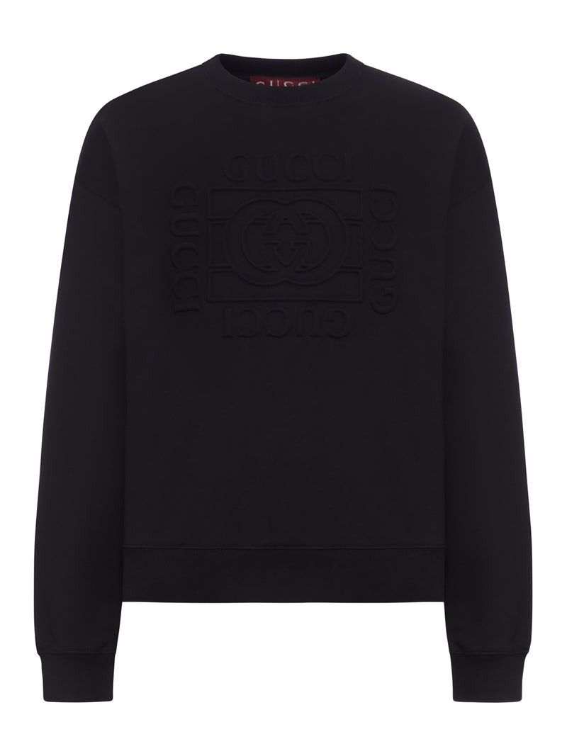 Gucci BRUSHED COTTON JERSEY SWEATSHIRT WITH LOGO Size US XL / EU 56 / 4 - 1 Preview