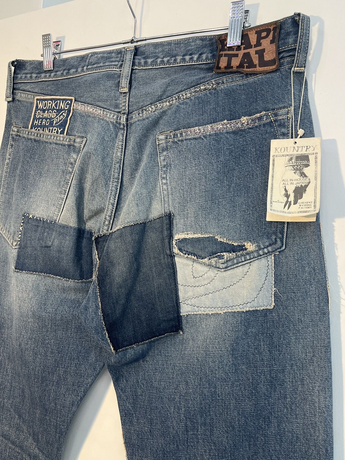 Kapital Kountry Kapital kountry patchwork jeans-34 Size US 34 / EU 50 - 6 Thumbnail
