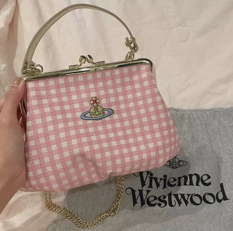 Vivienne Westwood Vivienne Westwood size os Striped dumpling wrapper in pink Size ONE SIZE - 2 Thumbnail