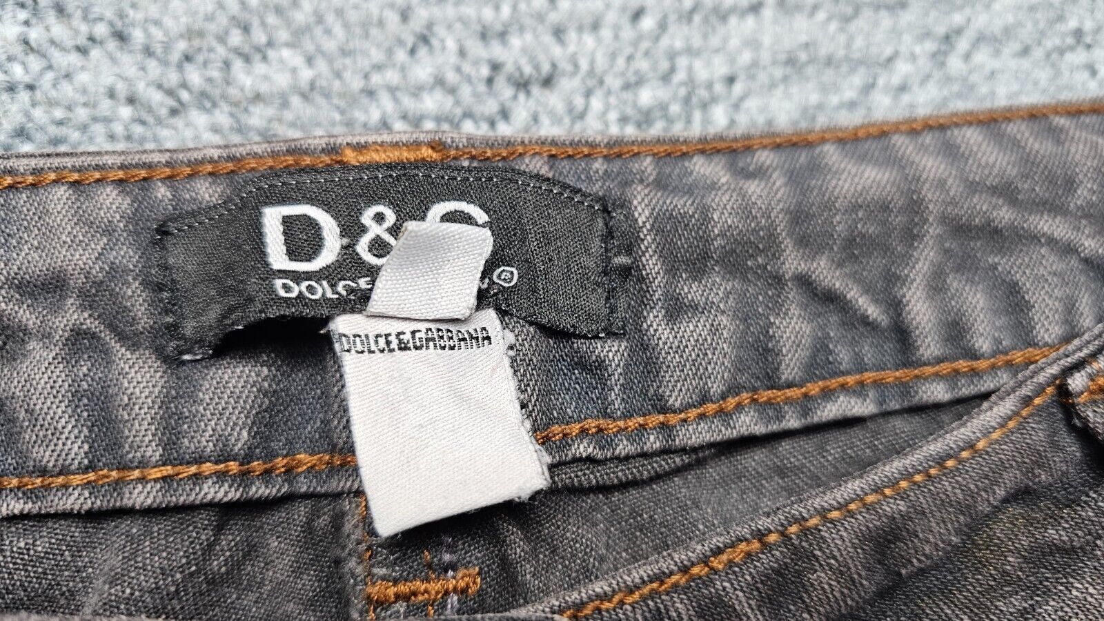 Dolce & Gabbana Vintage Y2K Dolce&Gabbana Gemstone Bell Bottom Jeans 28 Size 28" / US 6 / IT 42 - 6 Thumbnail