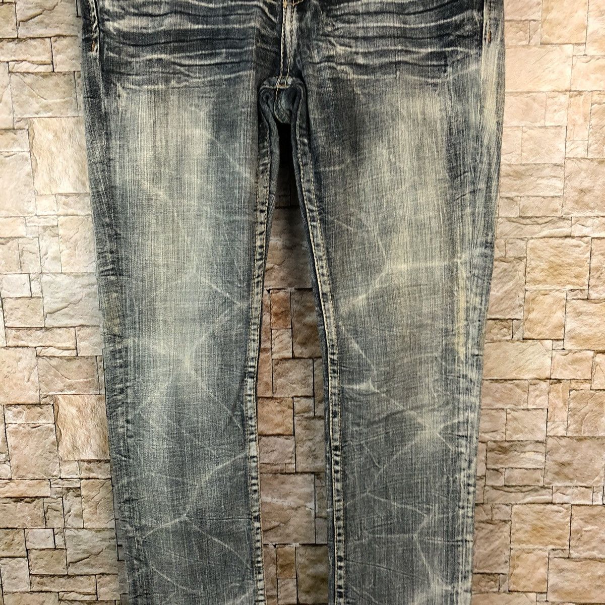 Japanese Brand Urban Crush faded Blue denim Jeans #A996 Size 30" / US 8 / IT 44 - 6 Thumbnail
