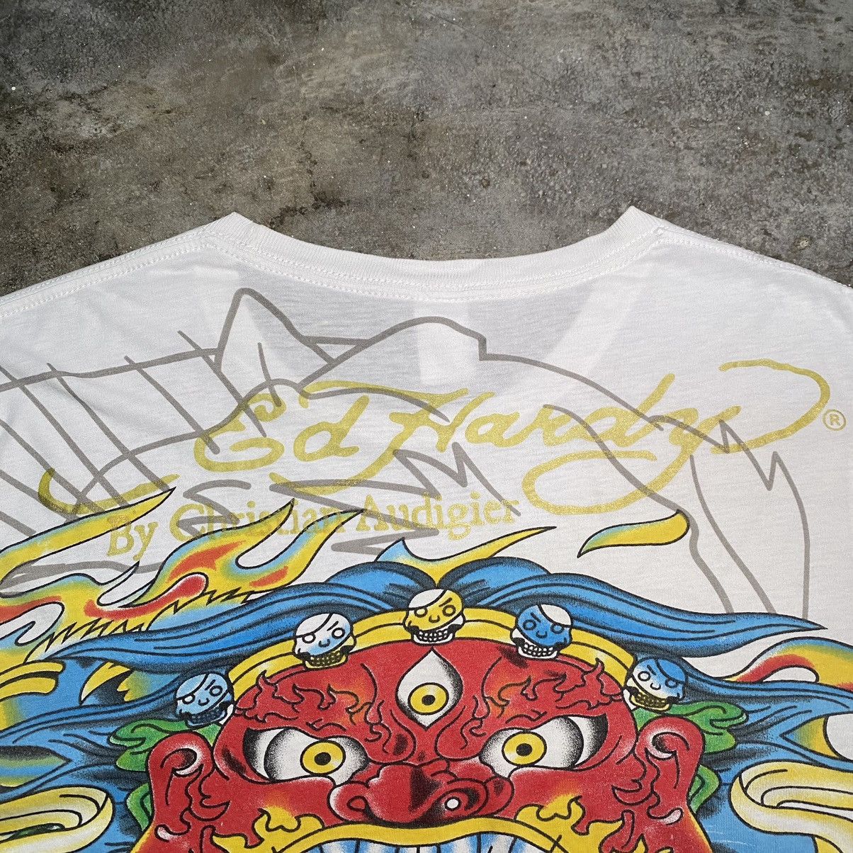 Christian Audigier × Ed Hardy × Japanese Brand Ed Hardy by Christian Audigier Devil T Shirt Size US M / EU 48-50 / 2 - 11 Thumbnail