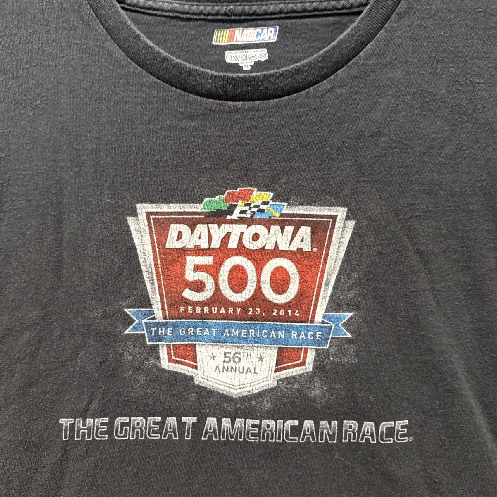NASCAR NASCAR Daytona 500 T-Shirt Mens Size XL Black Graphic The Greatest American Race Size US XL / EU 56 / 4 - 6 Thumbnail