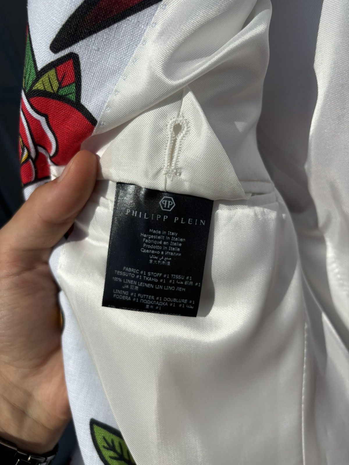 Philipp Plein philipp plein blazer linen Size 52L - 6 Thumbnail