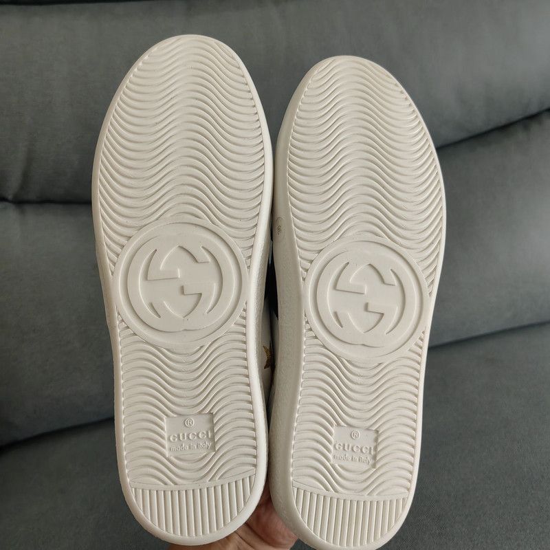 Gucci Gucci Ace Bee Embroidered Sneakers - Size US 5.5 / EU 38 - 4 Thumbnail