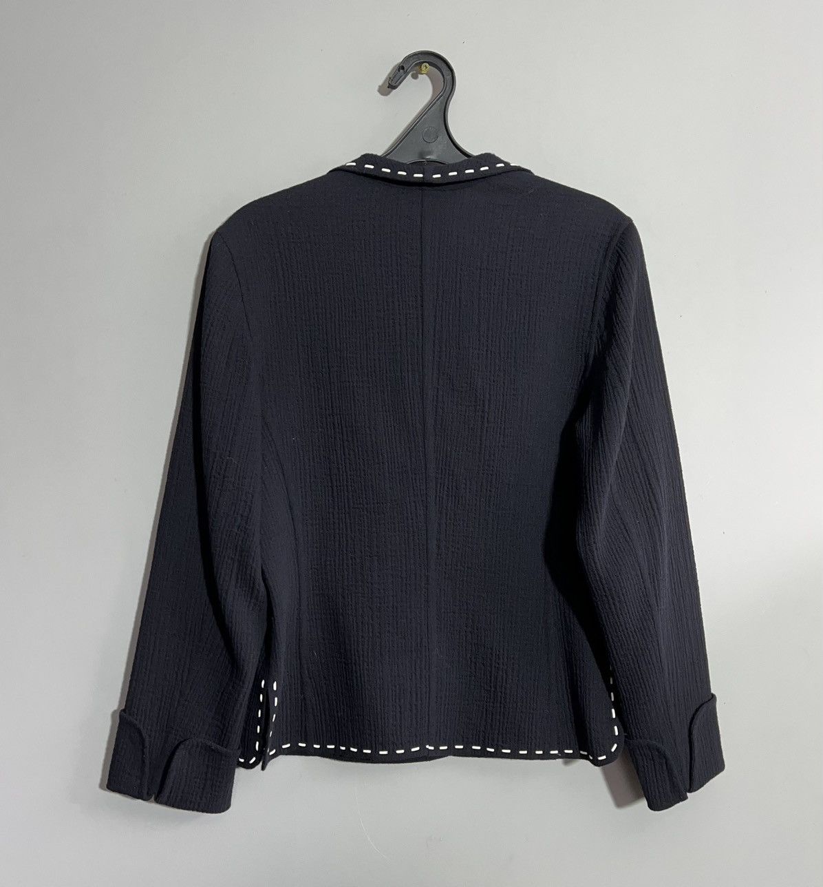 Escada Escada Navy Blue Blazer Three Button Size XS / US 0-2 / IT 36-38 - 9 Thumbnail
