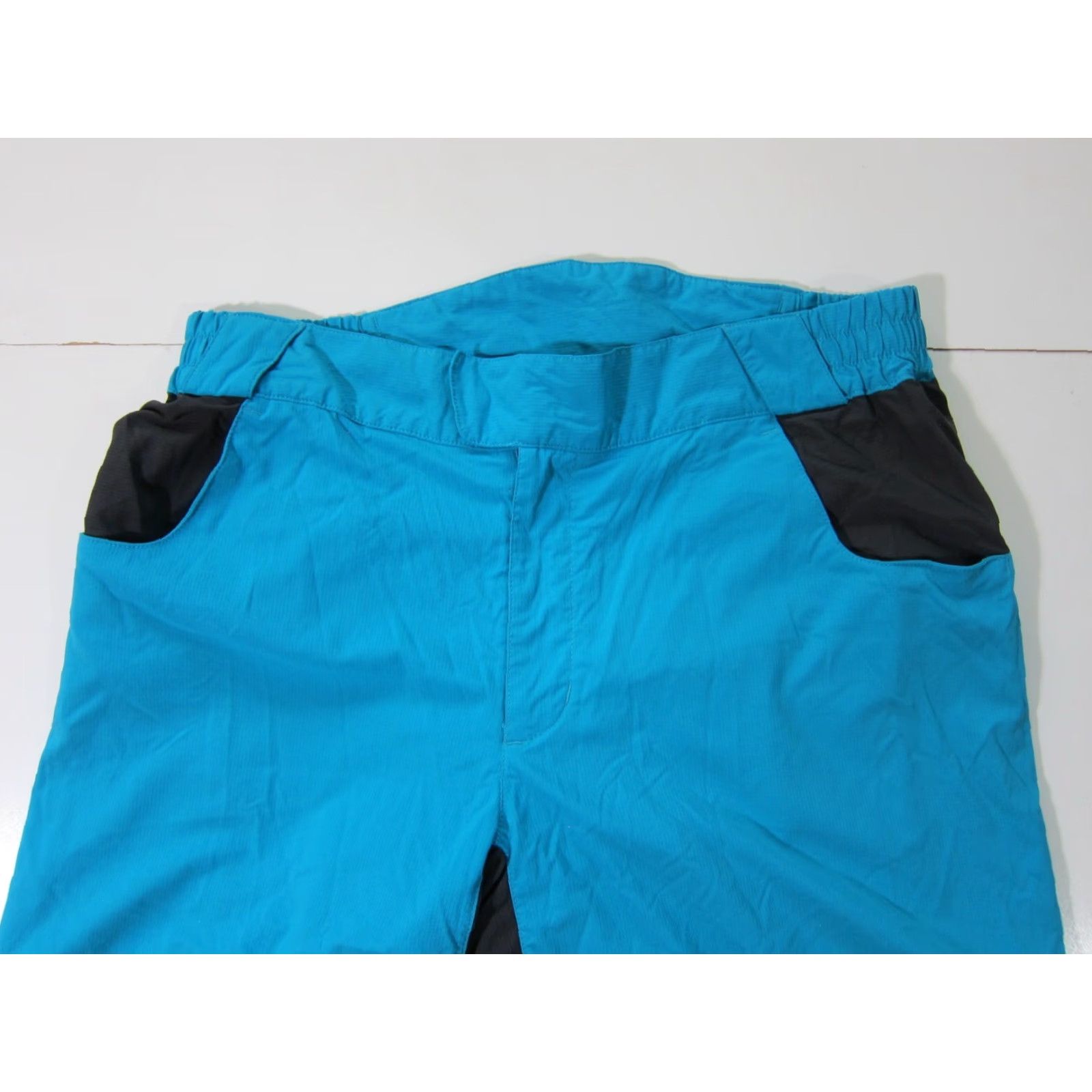 Vintage Shimano Blue Stretched Lined Removable Padded Cycling Bike Short Women Medium Size 32" / US 10 / IT 46 - 7 Thumbnail