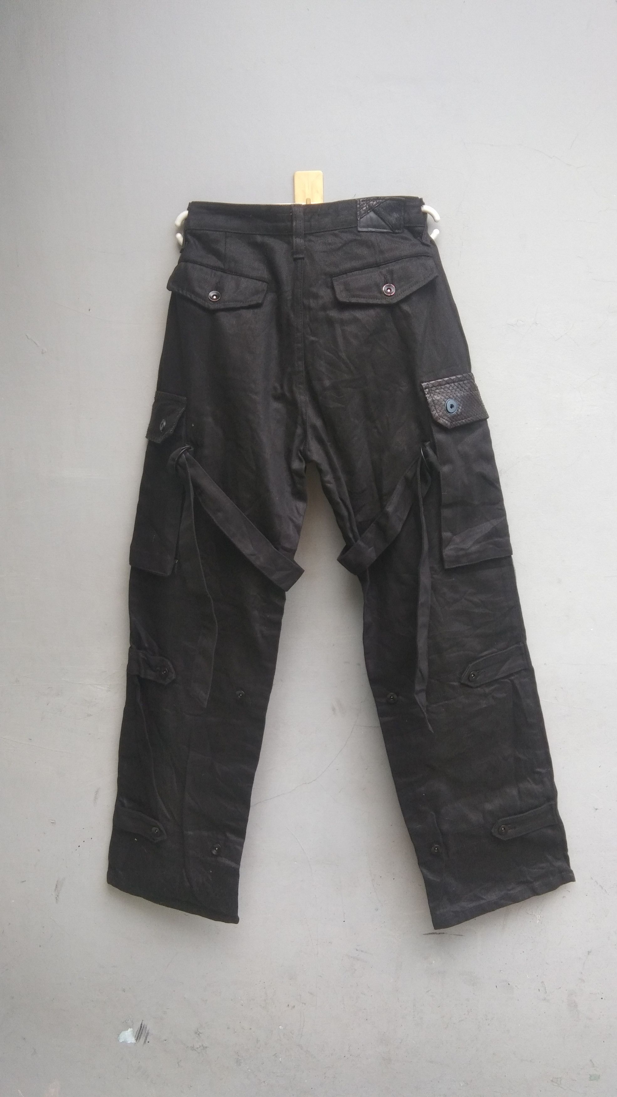 GOSTAR DE FUGA Fuga black bondage pants Size 29" - 10 Thumbnail