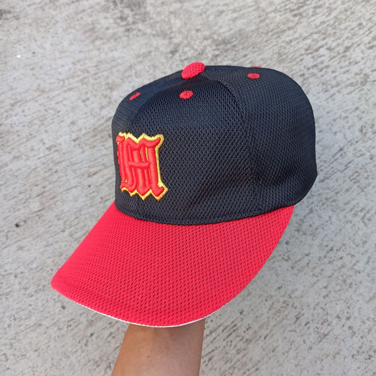 Hat Club × Mizuno Full mesh polyster initial M baseball hat Size ONE SIZE - 2 Thumbnail