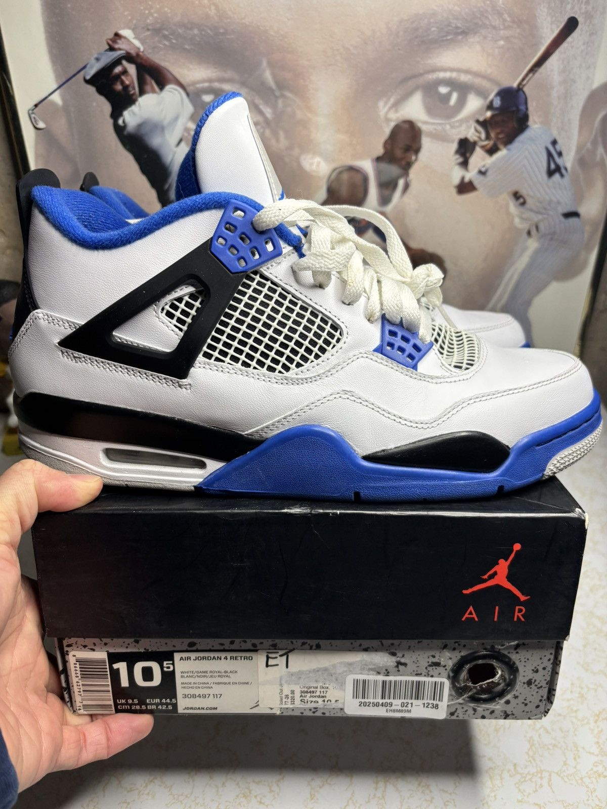 Jordan Brand Air Jordan 4 Retro Motorsports 2017 Size US 10.5 / EU 43-44 - 1 Thumbnail