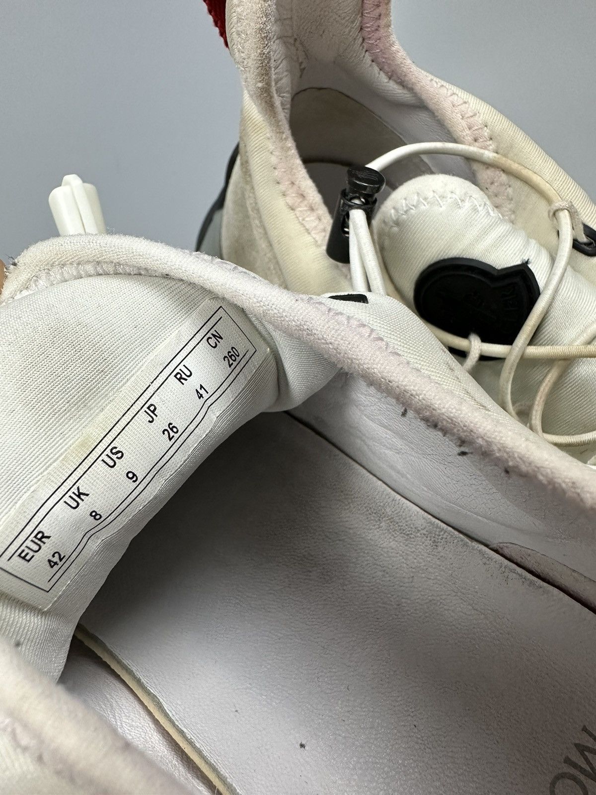 Moncler Moncler Sneakers Nylon/Suede Vibram White Mens Size US 9 / EU 42 - 17 Thumbnail