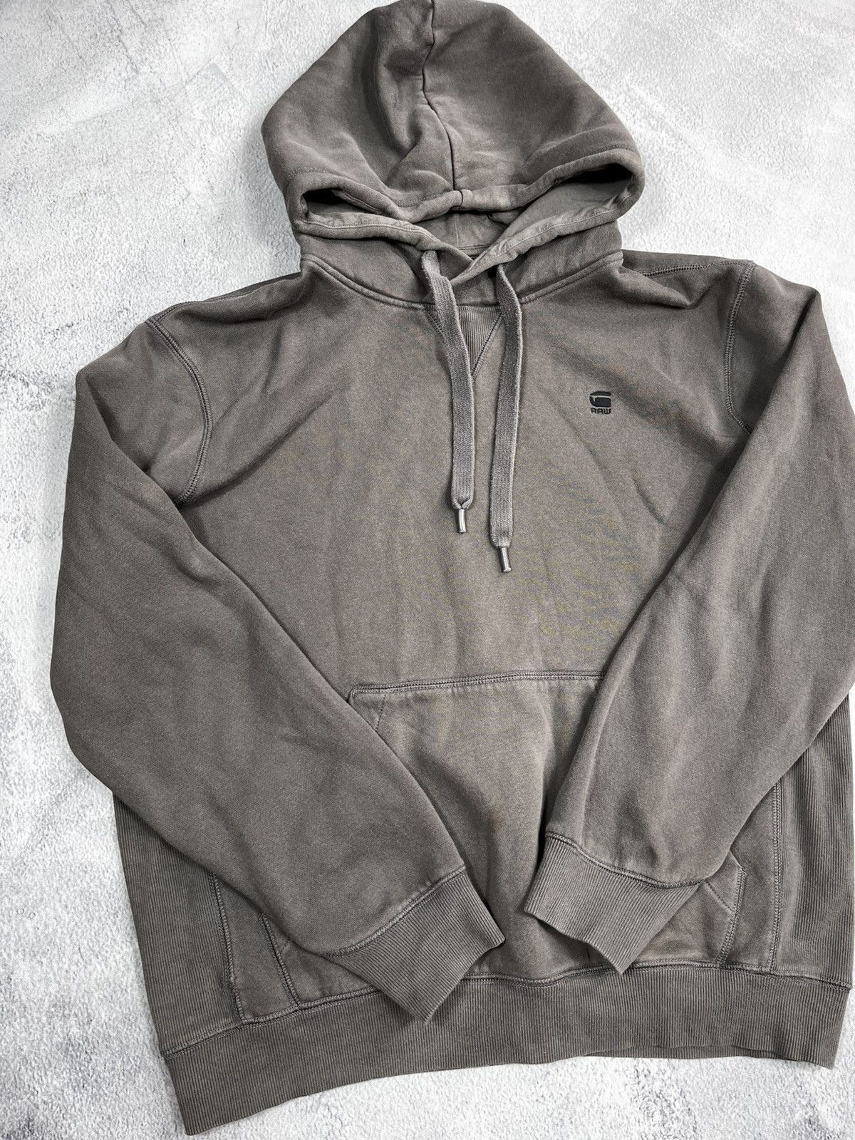 G-Star × Vintage Vintage Y2K G Star faded hoodie streetwear size L Size US L / EU 52-54 / 3 - 2 Thumbnail