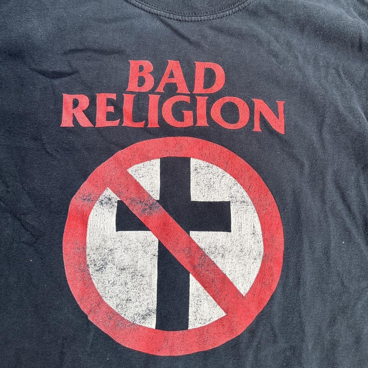 Band Tees × Vintage 1990s Bad Religion shirt Size US M / EU 48-50 / 2 - 2 Thumbnail
