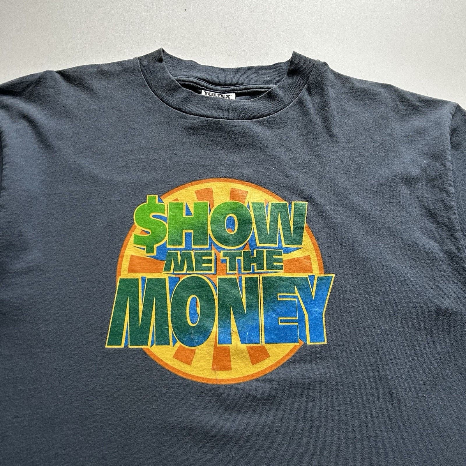 Tultex Vintage Show Me The Money T Shirt XL 90s Hewlett Packard HP Size US XL / EU 56 / 4 - 2 Thumbnail