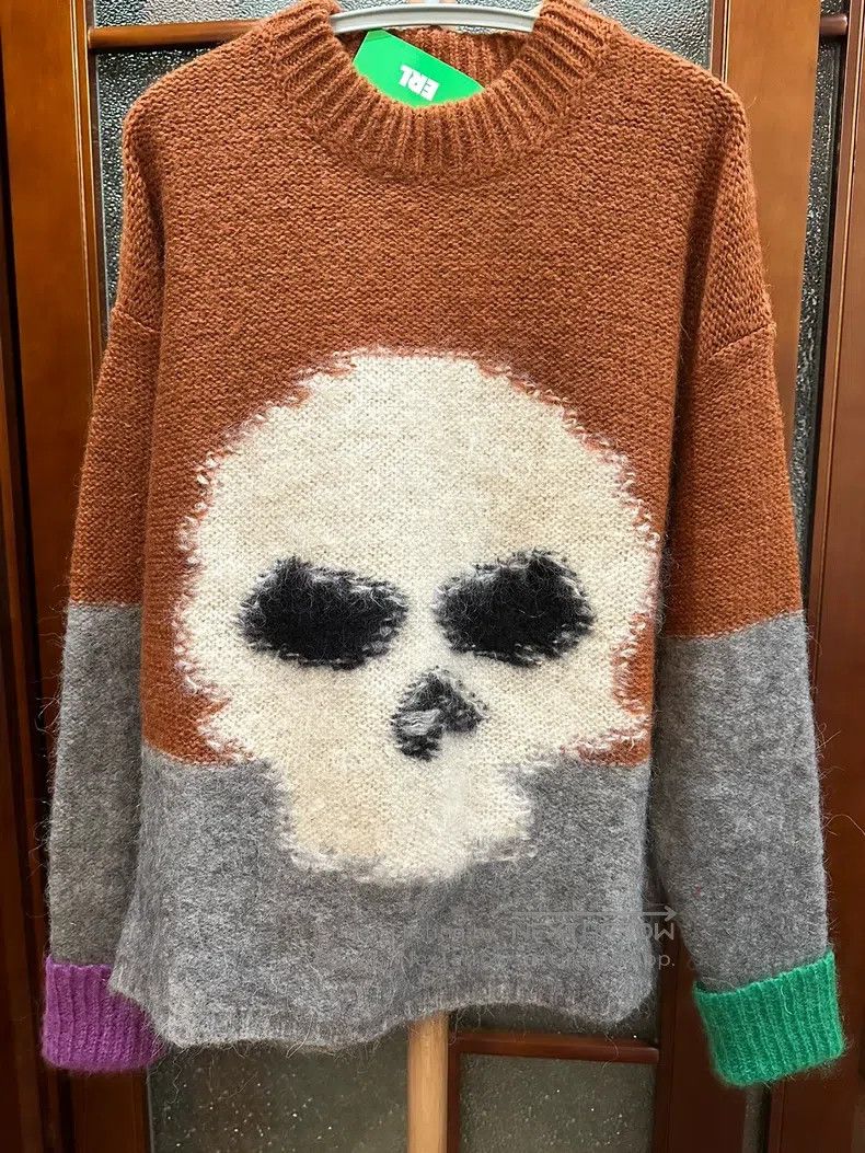 ERL ERL 24ss Skull Print Sweater Size US M / EU 48-50 / 2 - 1 Thumbnail