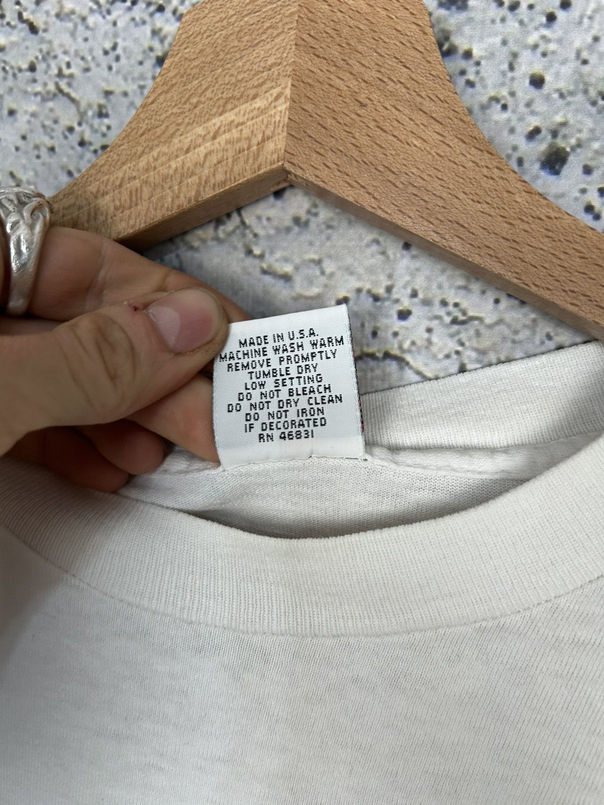 Vintage Vintage Club Albany State Single Stitch 90s Archive Tee Size US L / EU 52-54 / 3 - 6 Thumbnail
