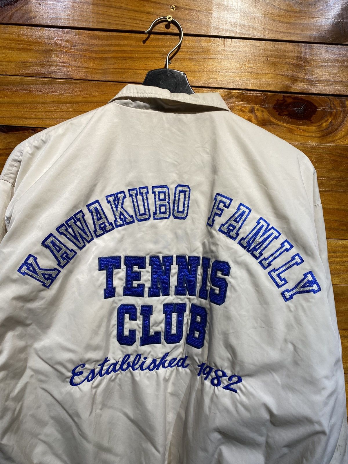 Vintage Vintage A&H Kawakubo Family Tennis Club Coach Jacket – 1980s Size US M / EU 48-50 / 2 - 12 Thumbnail