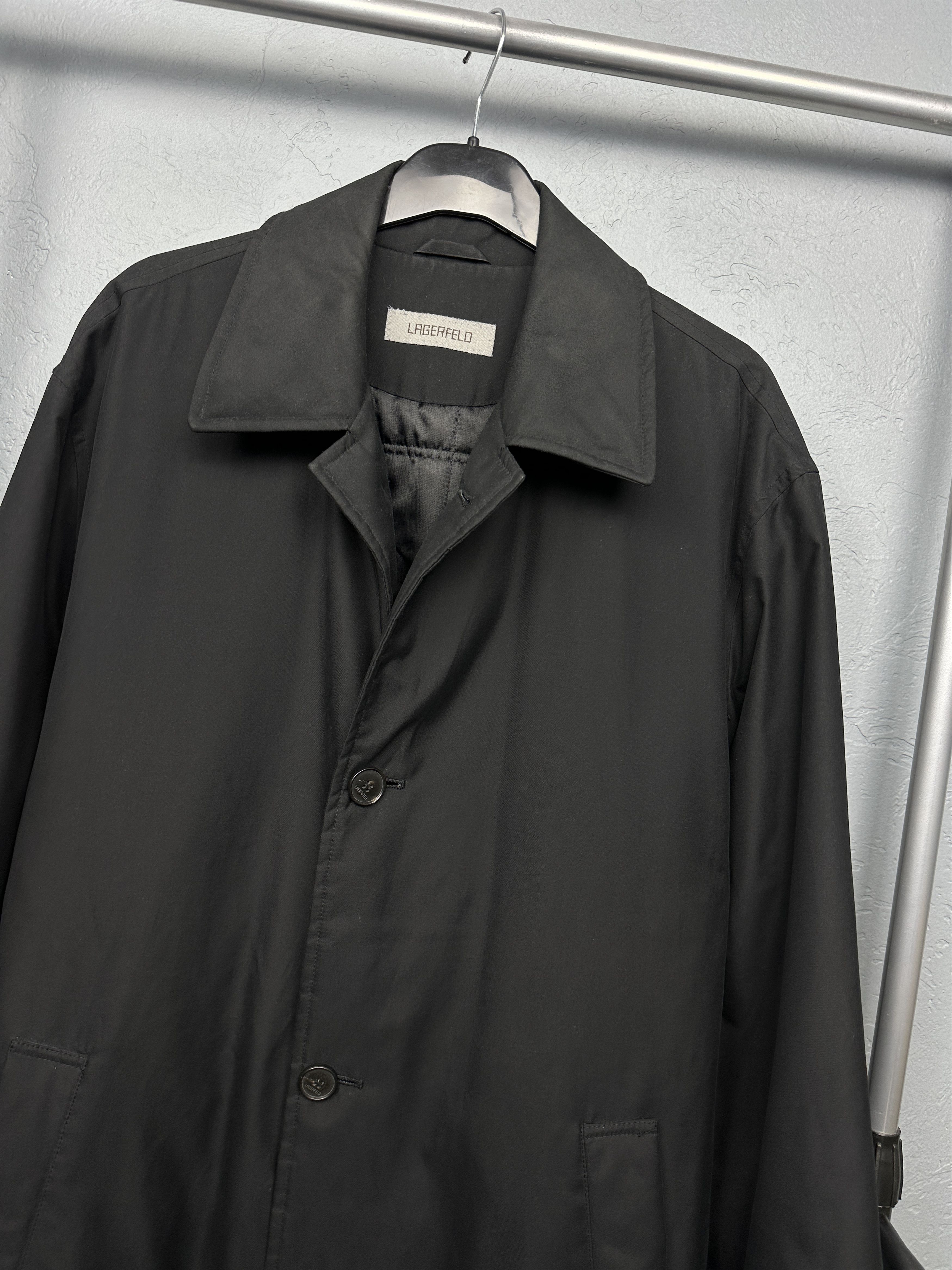 Karl Lagerfeld Lagerfeld Mens Trench Coat Jacket Size US L / EU 52-54 / 3 - 2 Thumbnail