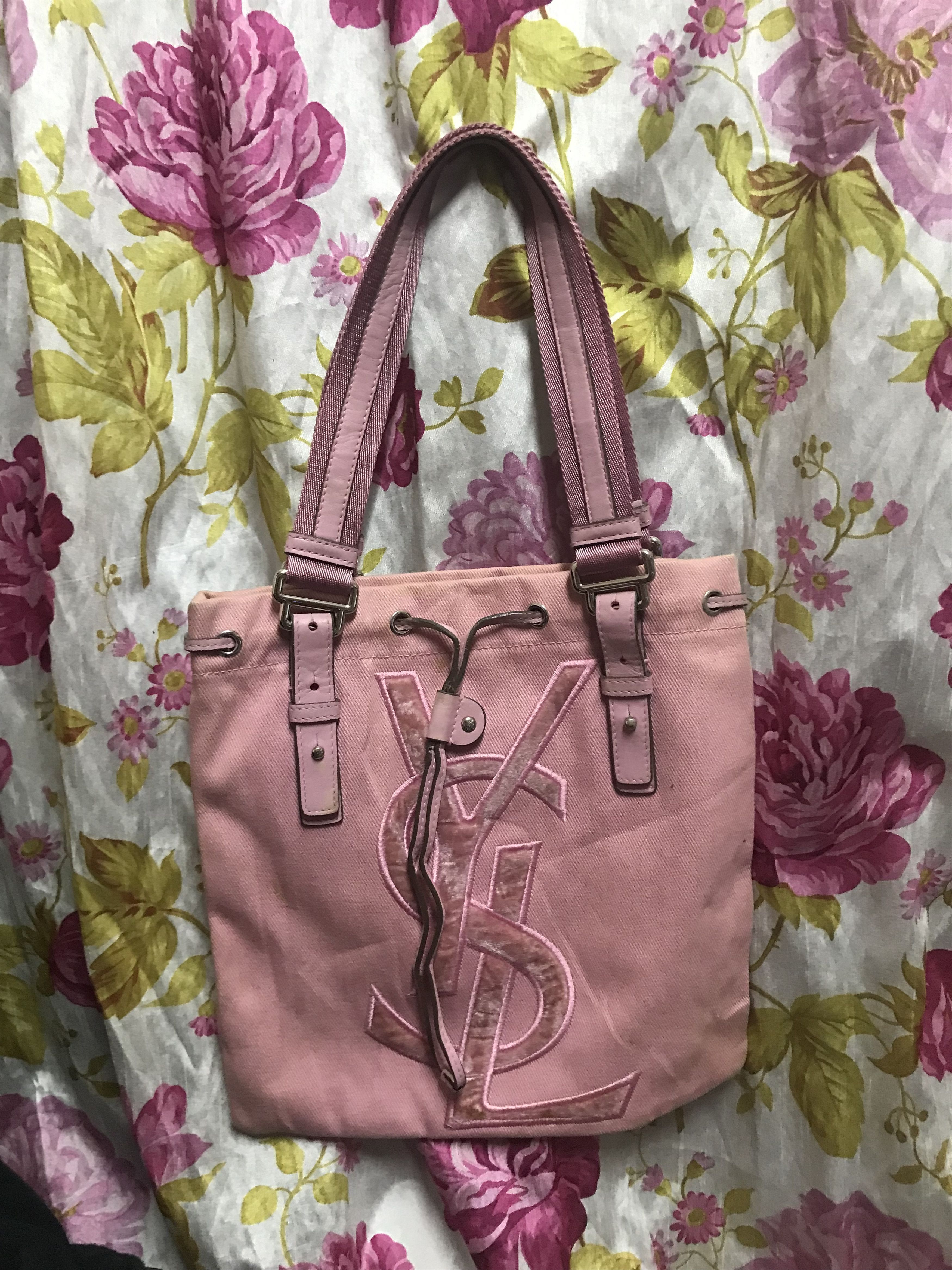 Yves Saint Laurent Authentic Yves Saint Lauren Pink Tote bag Size ONE SIZE - 1 Thumbnail