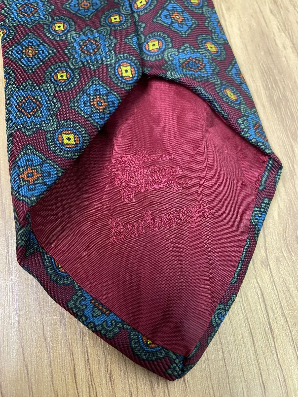 Burberry × Vintage Burberry's Vintage Silk Neck Tie multicolour print Size ONE SIZE - 6 Thumbnail