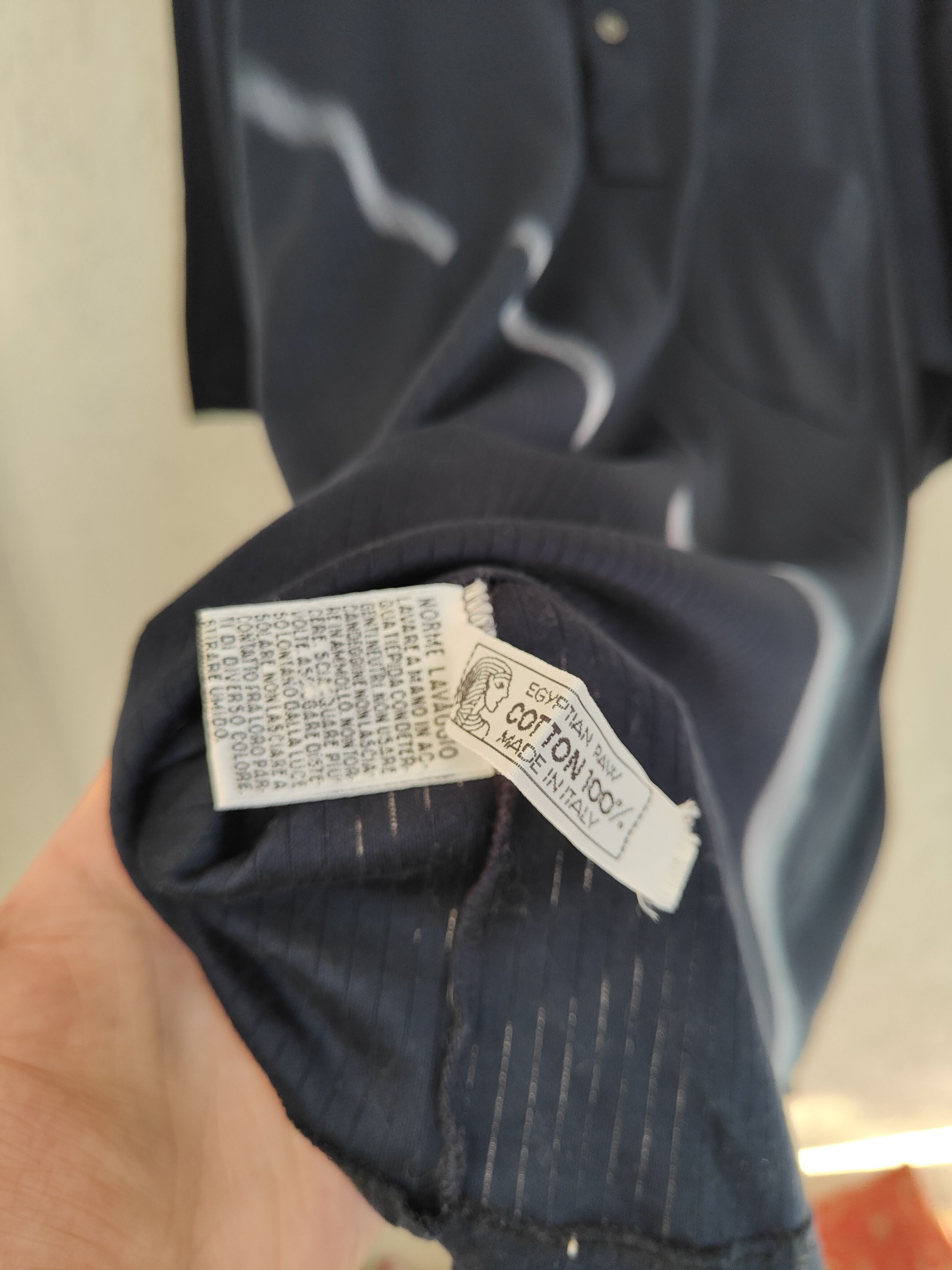Brioni Brioni Polo Shirt Raw Cotton Size US XXL / EU 58 / 5 - 6 Thumbnail