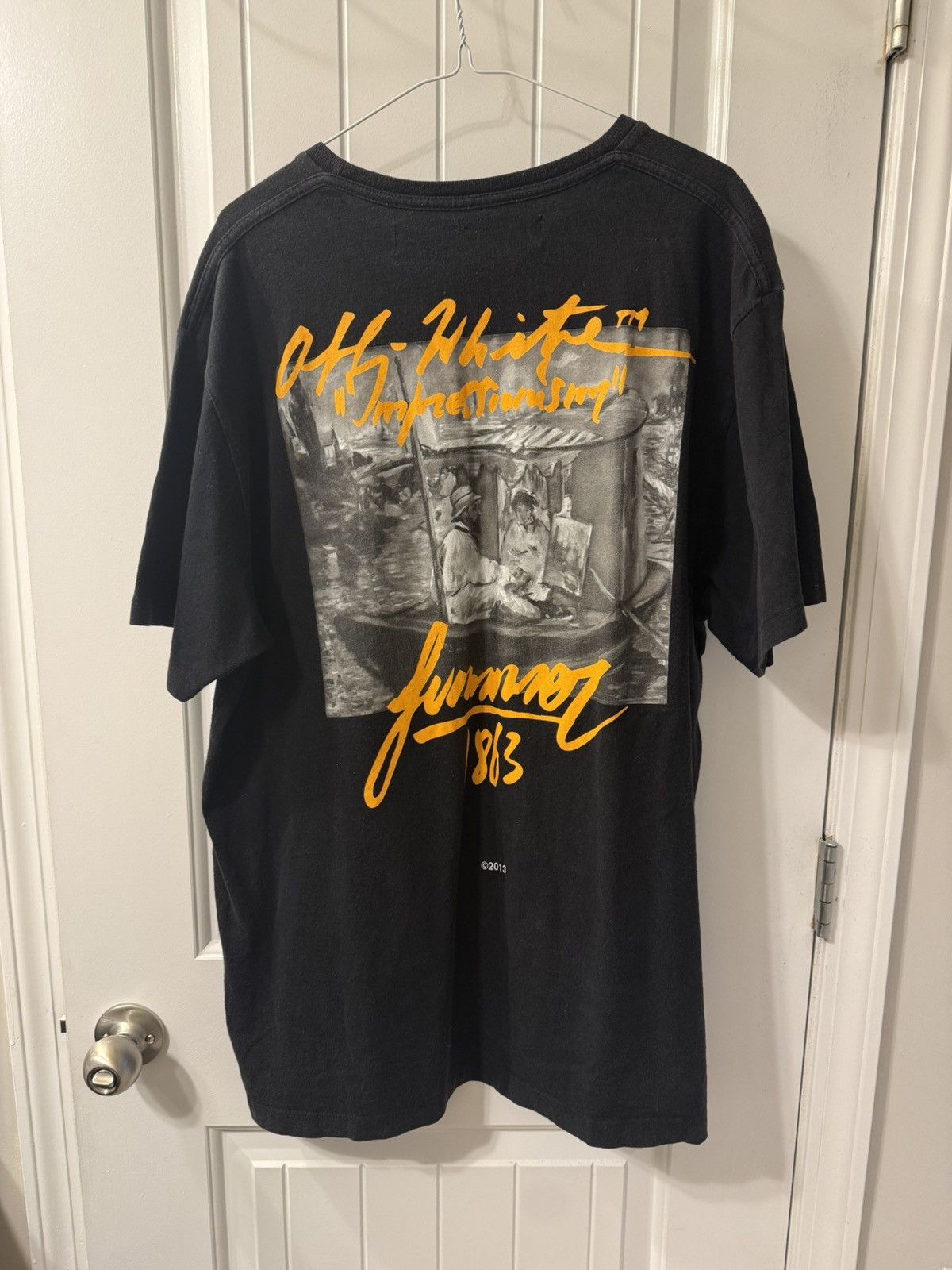 Off-White “Impressionism” black tee Size US S / EU 44-46 / 1 - 2 Thumbnail