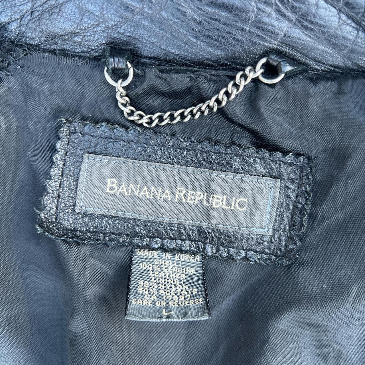 Banana Republic BANANA REPUBLIC GENUINE LEATHER JACKET Size US L / EU 52-54 / 3 - 3 Thumbnail