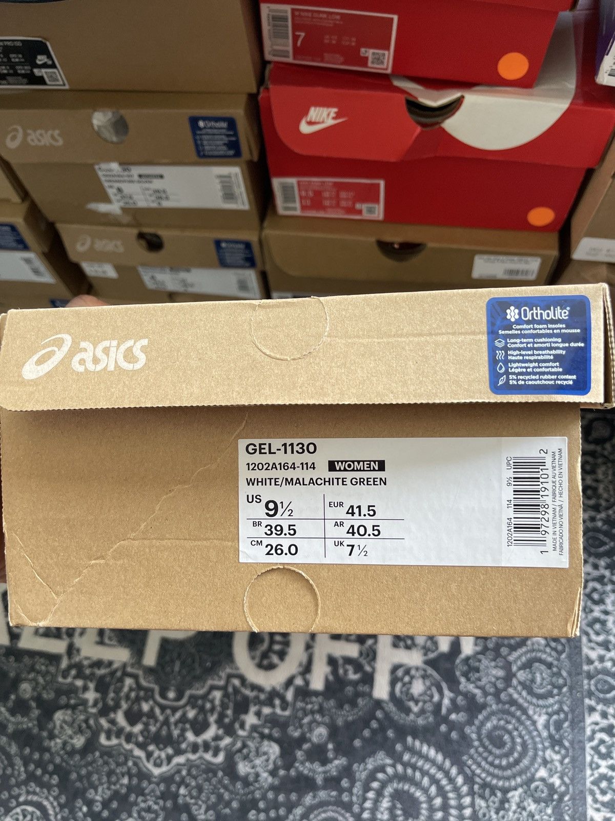 Asics Asics Gel 1130 ‘Green Malachite’ Size US 8 / EU 41 - 9 Thumbnail