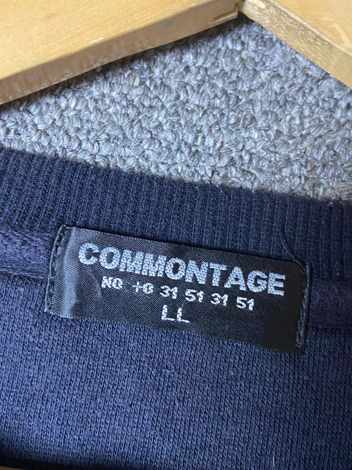 Japanese Brand × Vintage COMMONTAGE Brand Printed SpellOut Sweatshirt (130) Size US L / EU 52-54 / 3 - 5 Thumbnail