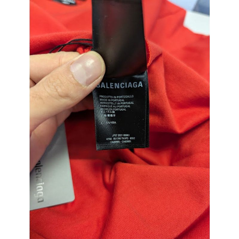 Balenciaga × Playstation o1rshd1 Boxy T-shirt in Verm / Red Size US L / EU 52-54 / 3 - 19 Thumbnail