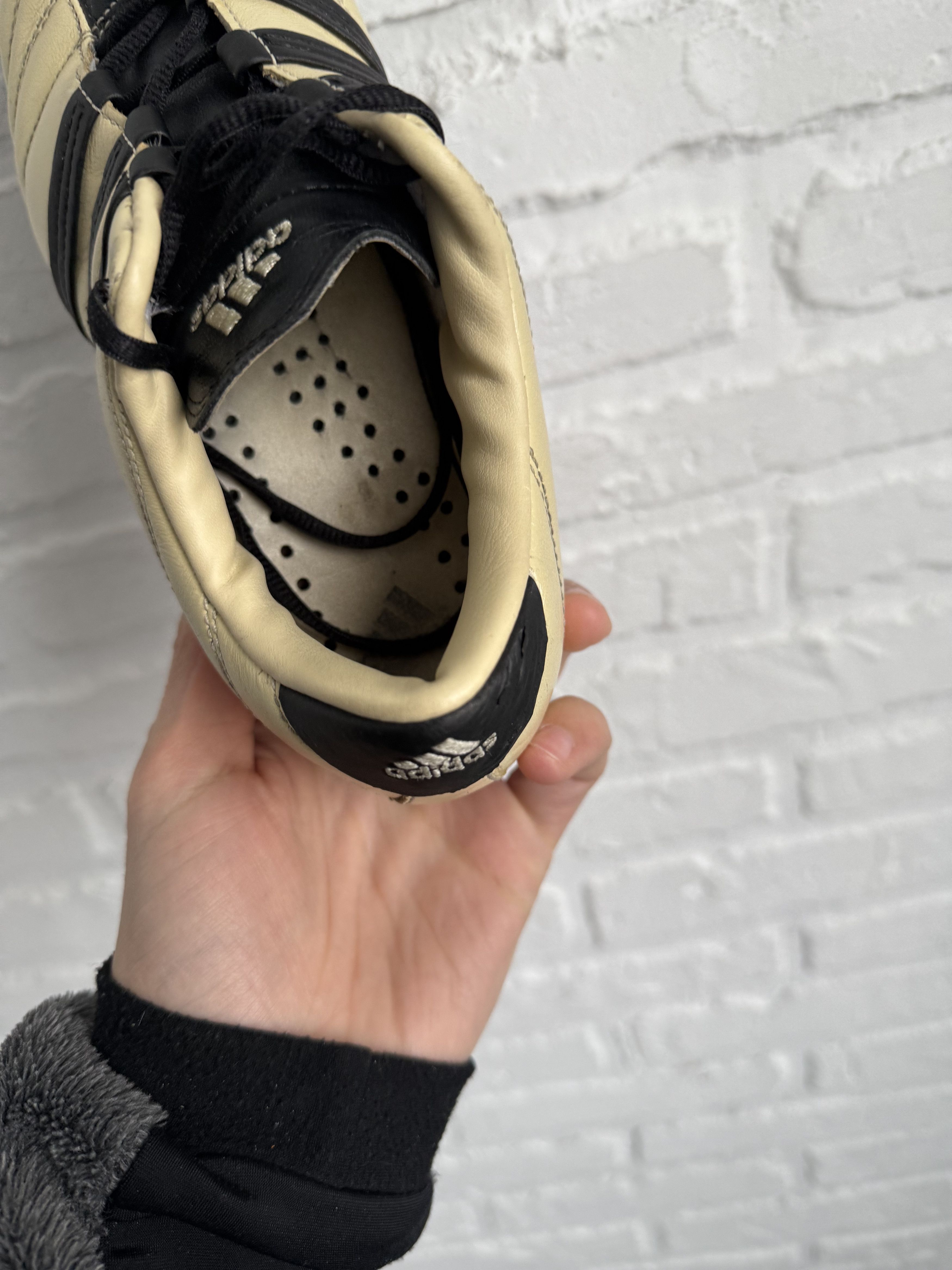 Adidas Vintage 2000s Adidas Taekwondo beige leather low sneakers Size US 7 / IT 37 - 7 Thumbnail