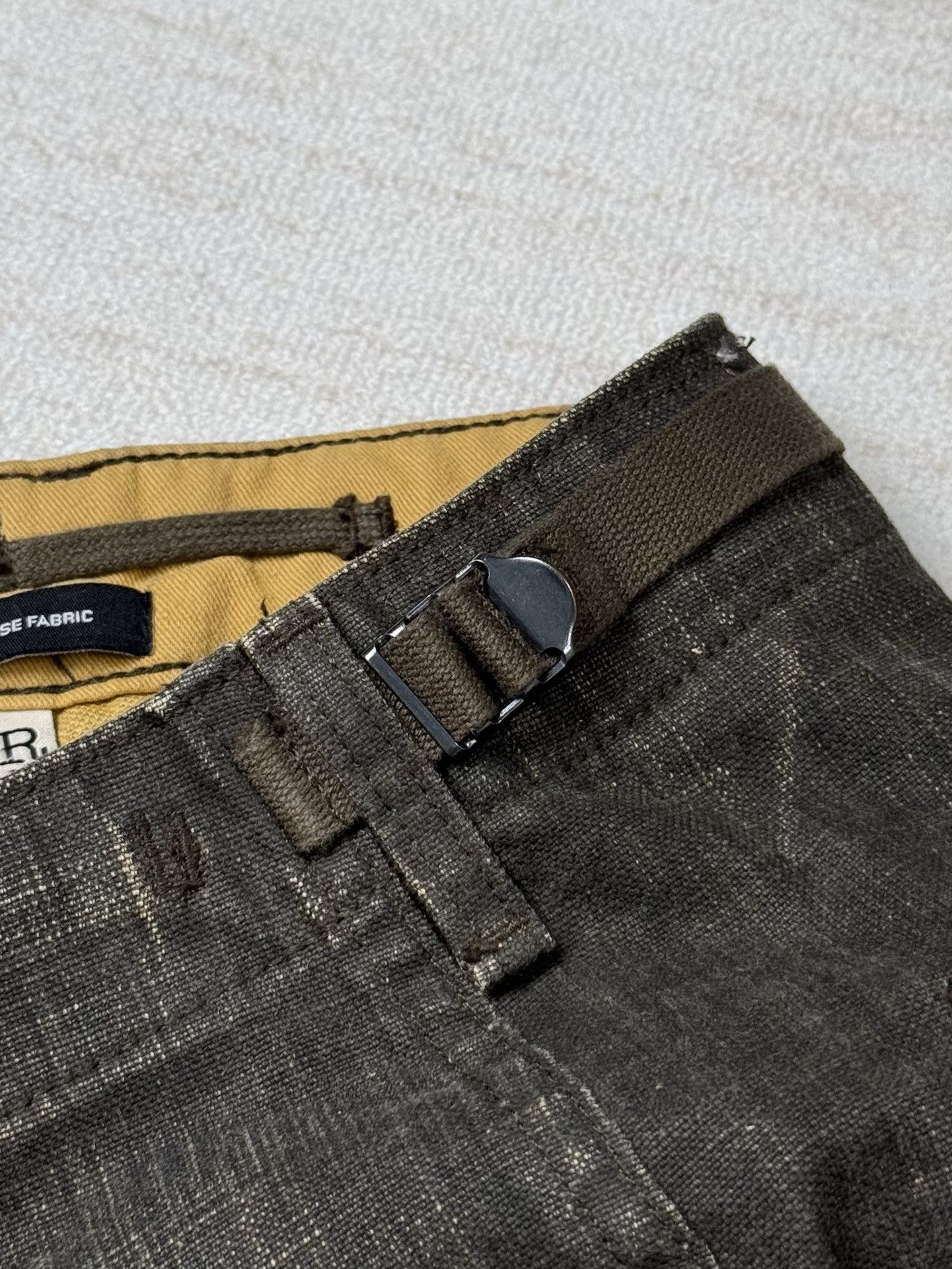 R13 UNWORN* R13 MARK MILITARY CARGO PANTS - BLACK CANVAS Size US 30 / EU 46 - 6 Thumbnail