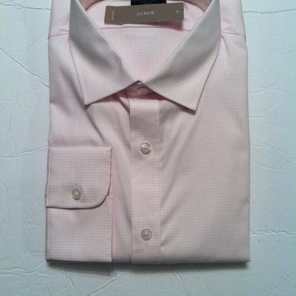 J.Crew J.CREW LUDLOW MENS NEW LIGHT PINK COTTON DRESS SHIRT 17/35 Size US XL / EU 56 / 4 - 2 Thumbnail