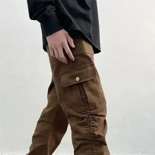Jean pleated cargo pants Size US 30 / EU 46 - 3 Thumbnail