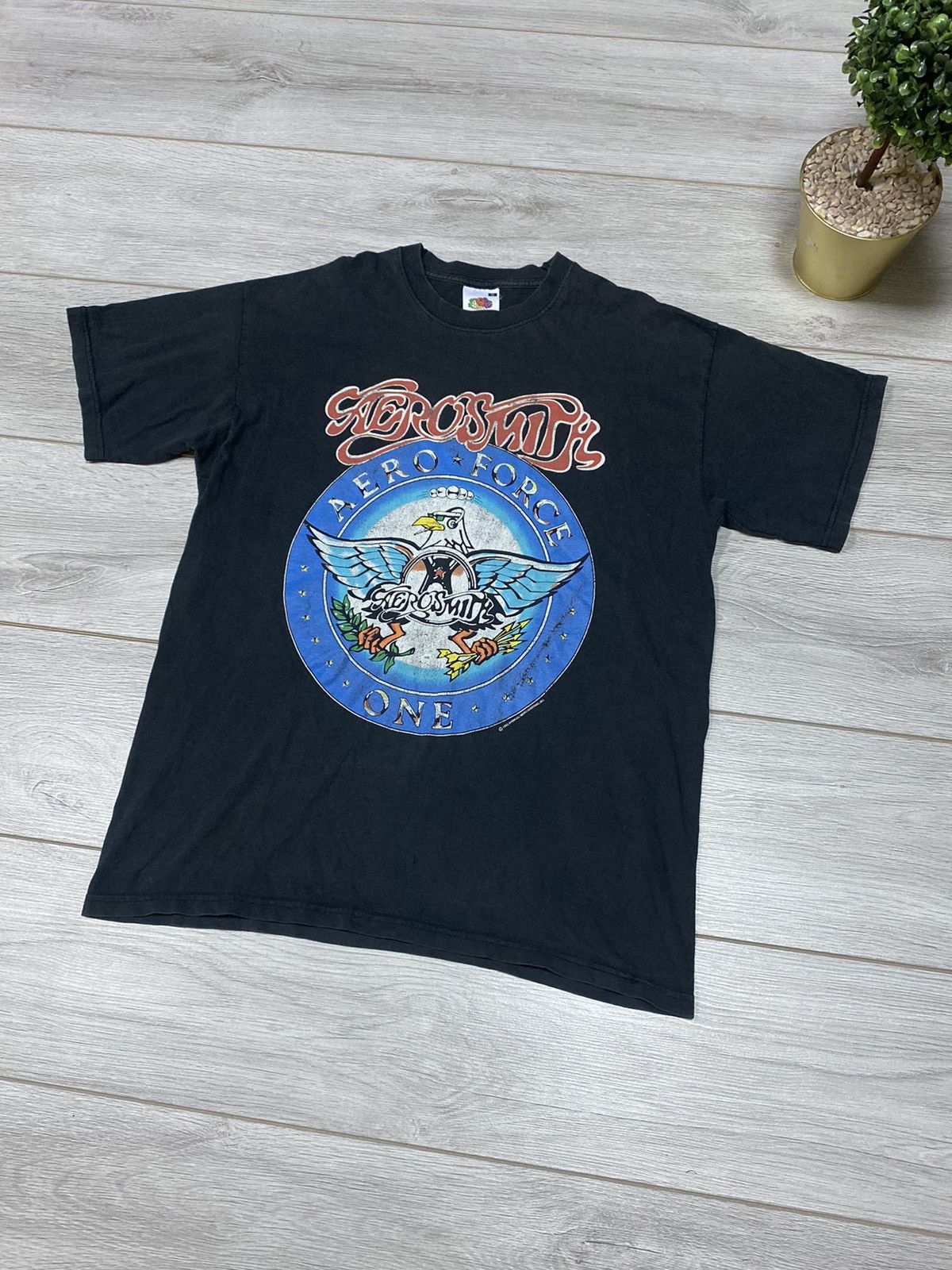 Aerosmith Aerosmith eagle 🦅 1993 Aero Force one vintage t-shirt Size US M / EU 48-50 / 2 - 5 Thumbnail