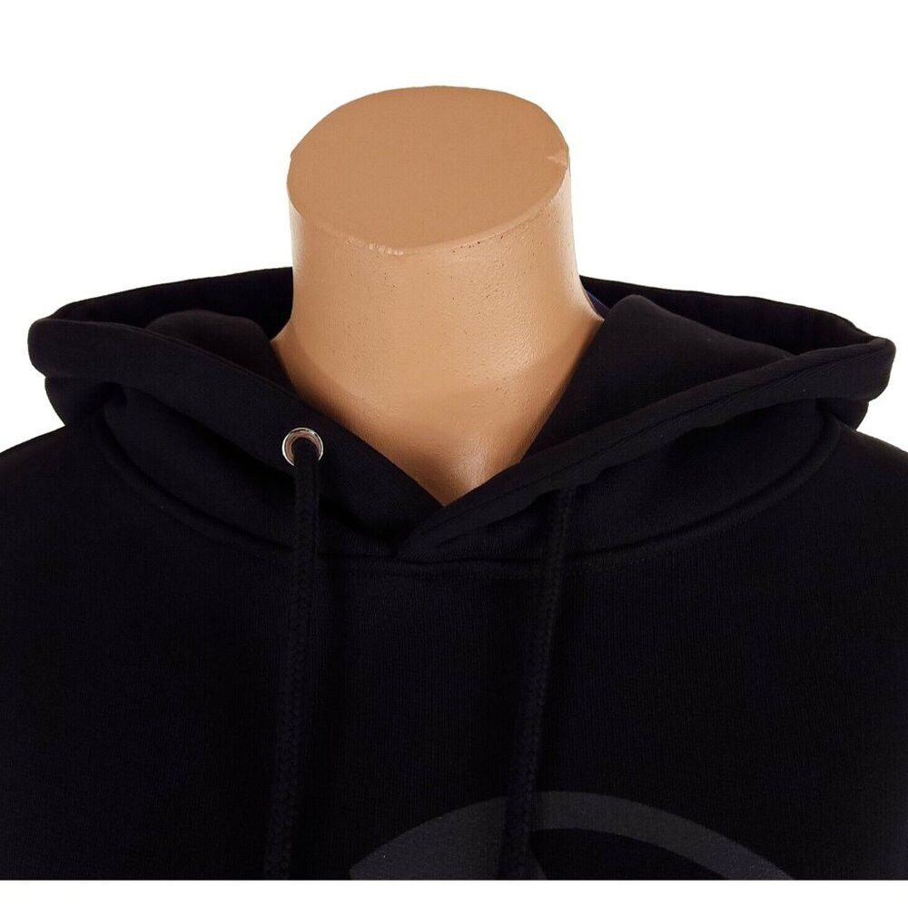 Mugler Mugler Logo Print Cropped Hoodie Size L Unisex Black Size L / US 10 / IT 46 - 6 Thumbnail