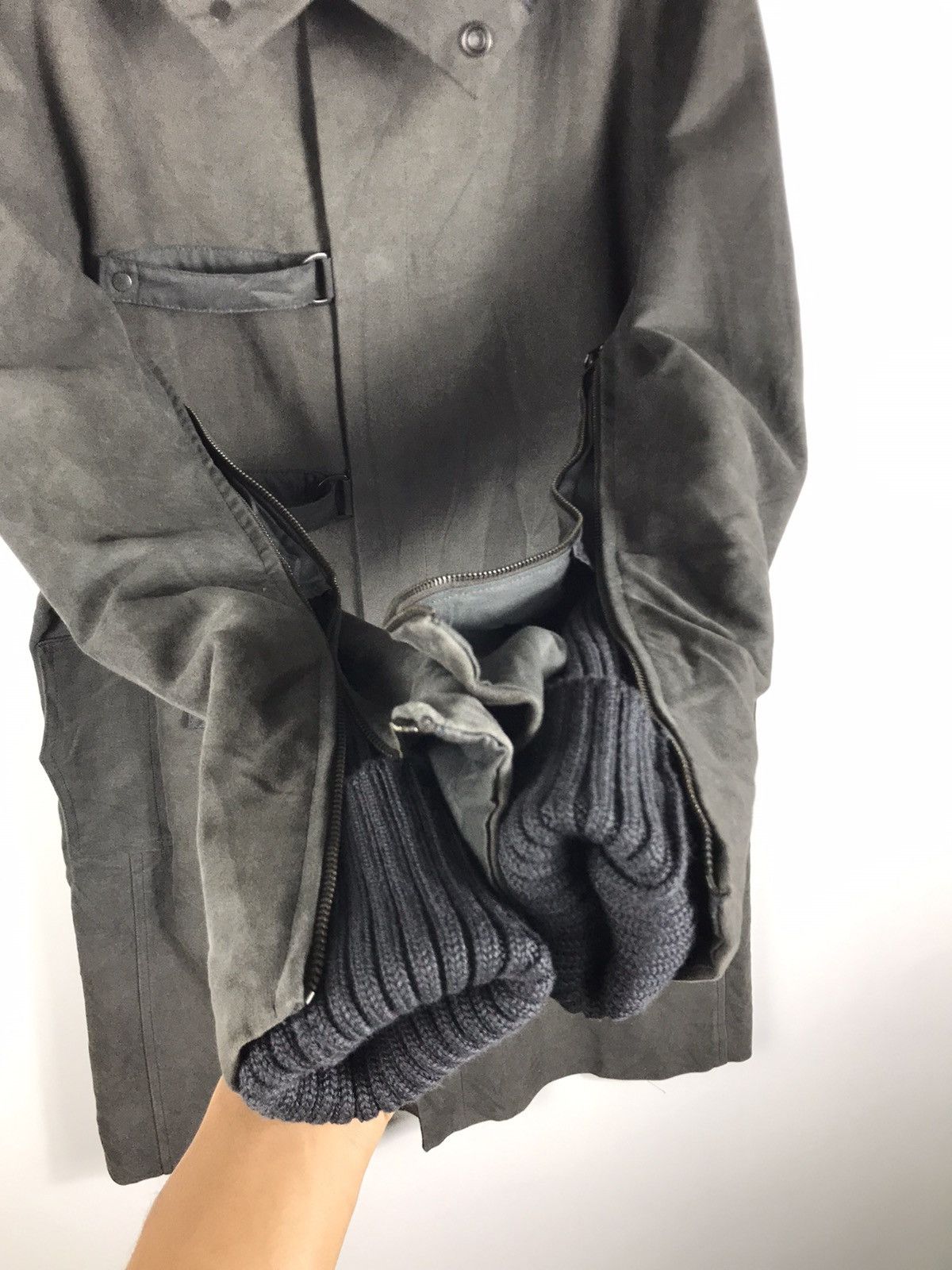 GIAN CARLO ROSSI 🔥Vintage Luxury Gian Carlo Rossi Bondage Long Coat Size US M / EU 48-50 / 2 - 6 Thumbnail
