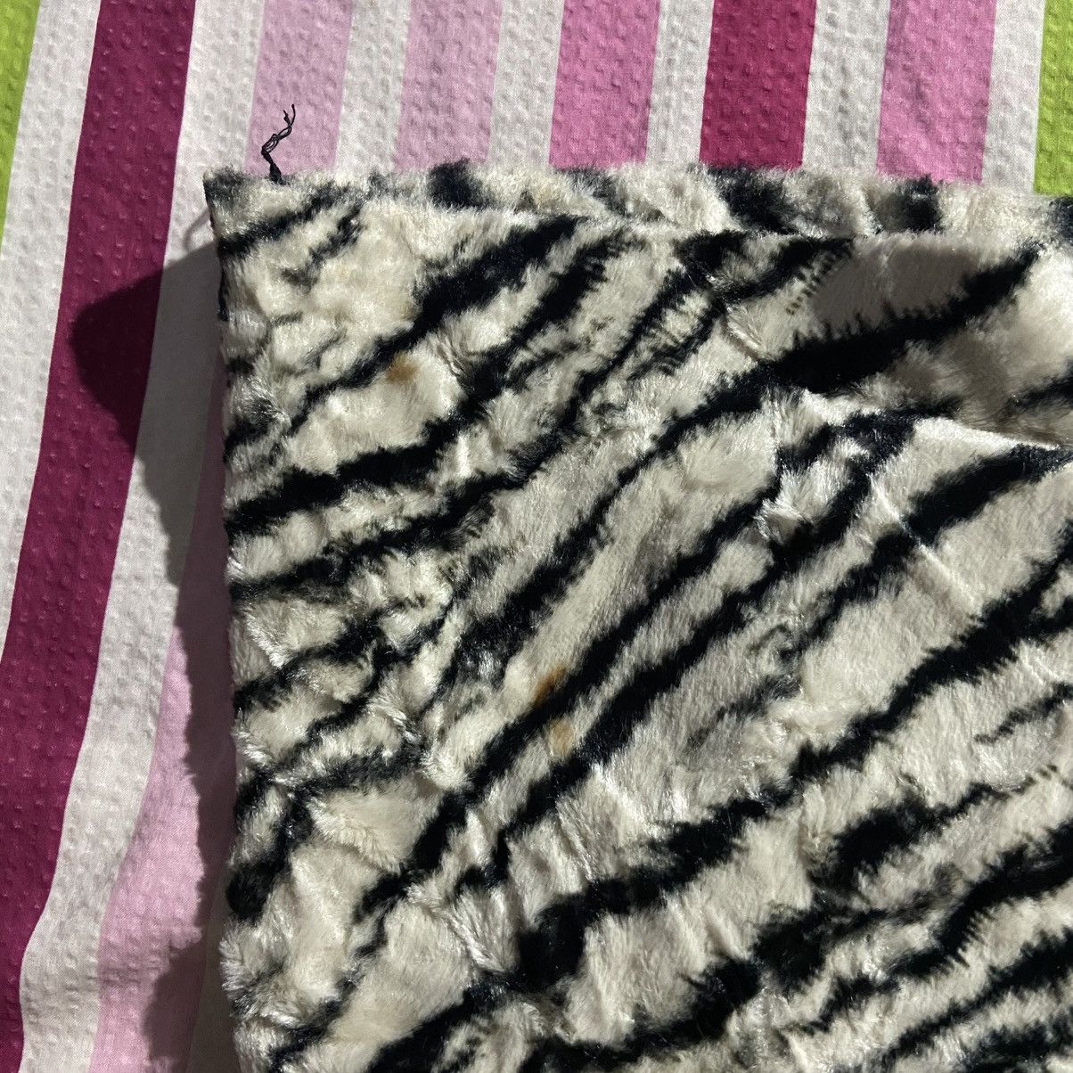 Paco Rabanne Paco Rabanne Paris Zebra Faux Fur A-Line Skirt Size 28" / US 6 / IT 42 - 8 Thumbnail
