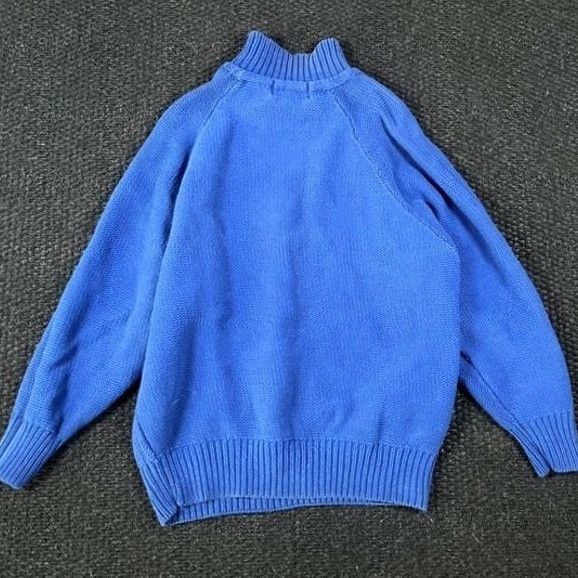 Gap Gap Sweater Mens L Blue Clothing Ramie Cotton Knit Shawl Collar Pullover Size US L / EU 52-54 / 3 - 4 Thumbnail