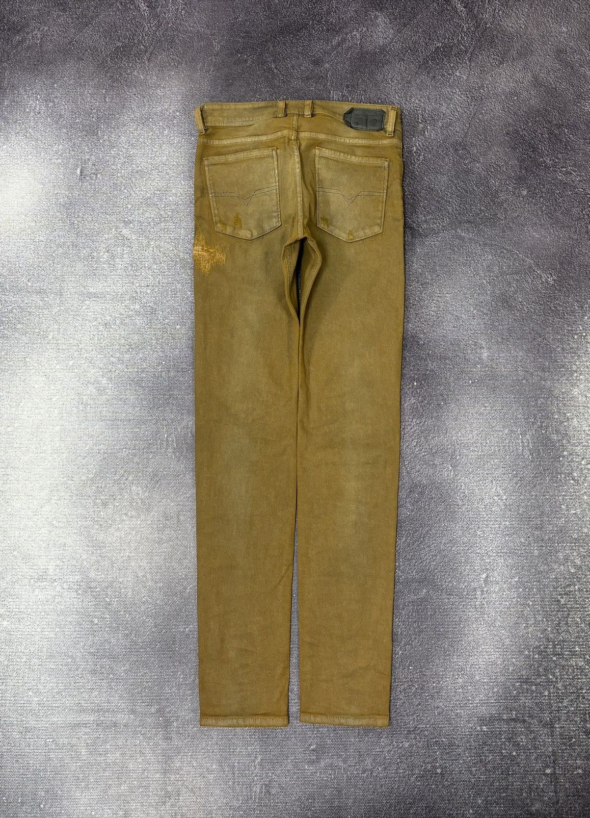 Diesel Diesel Sleenker Slim Skinny NWT Orange Gold Stretch Jeans Size US 28 / EU 44 - 2 Thumbnail