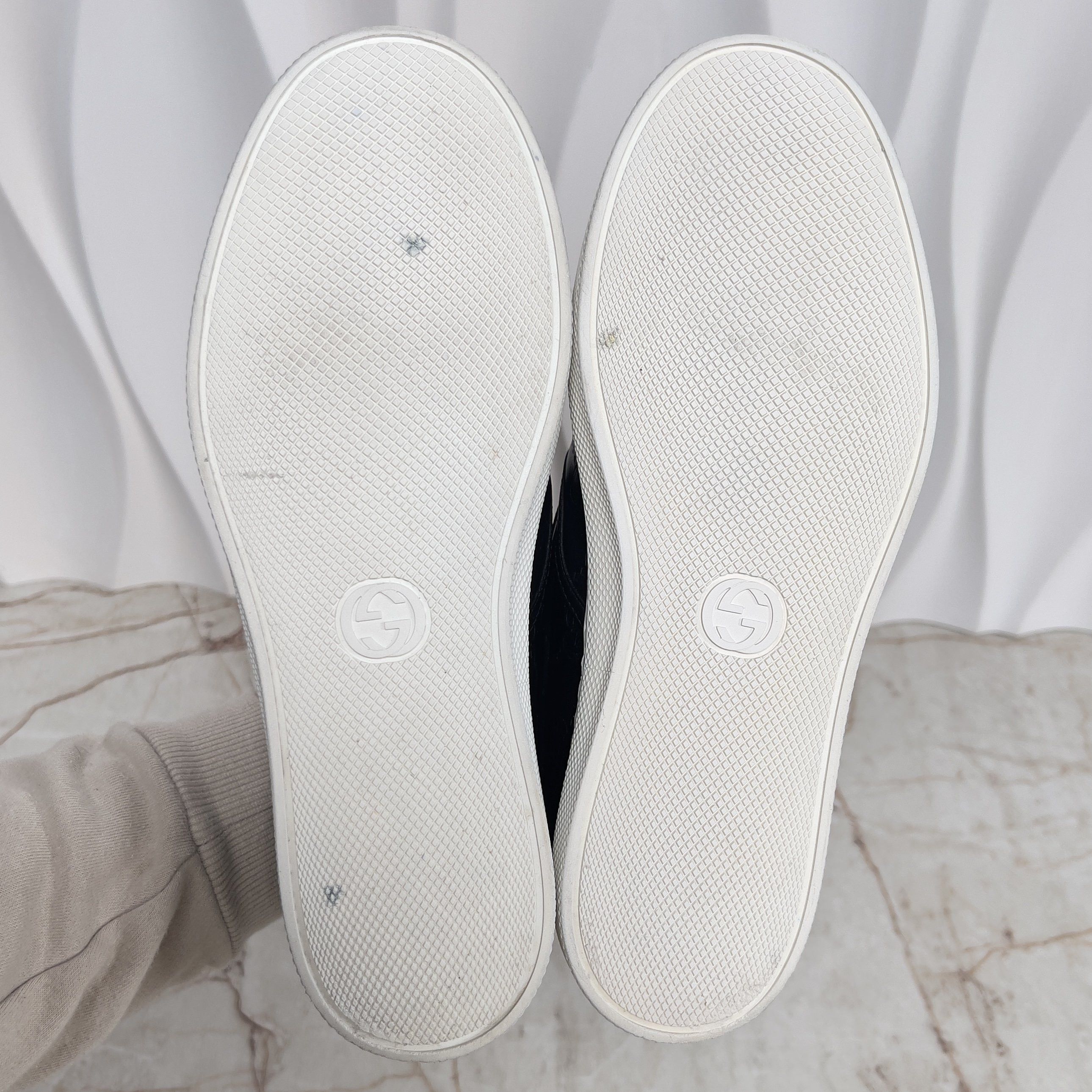 Gucci Dublin GG Guccissima Sneakers Slip On Leather Size US 8 / EU 41 - 9 Thumbnail